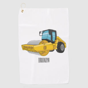Toalla De Golf Ilustracion de personalizado de rodillos de carret
