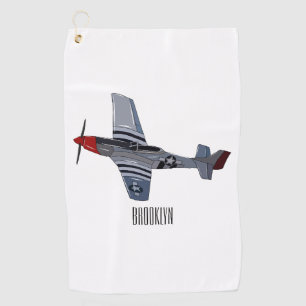 Toalla De Golf Ilustracion personalizado de bombarderos
