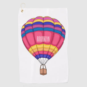 Toalla De Golf Ilustracion personalizado de globo aerostático