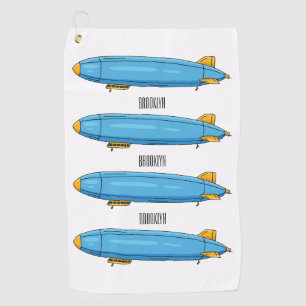 Toalla De Golf Ilustracion personalizado de la aeronave