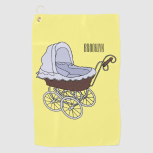 Toalla De Golf Ilustracion personalizado de Stroller