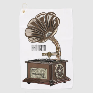 Toalla De Golf Ilustracion personalizado girable