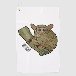 Toalla De Golf Ilustracion personalizado Tarsier