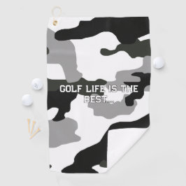 Toalla De Golf Impresión del camuflaje gris urbano nº 15