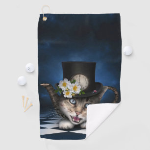 Toalla De Golf Impresionante diseño caprichoso para gato de odio