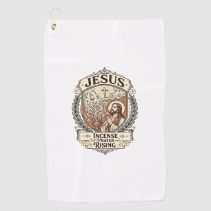 Toalla De Golf Incienso de Jesús Oración Ascendente Incienso de J