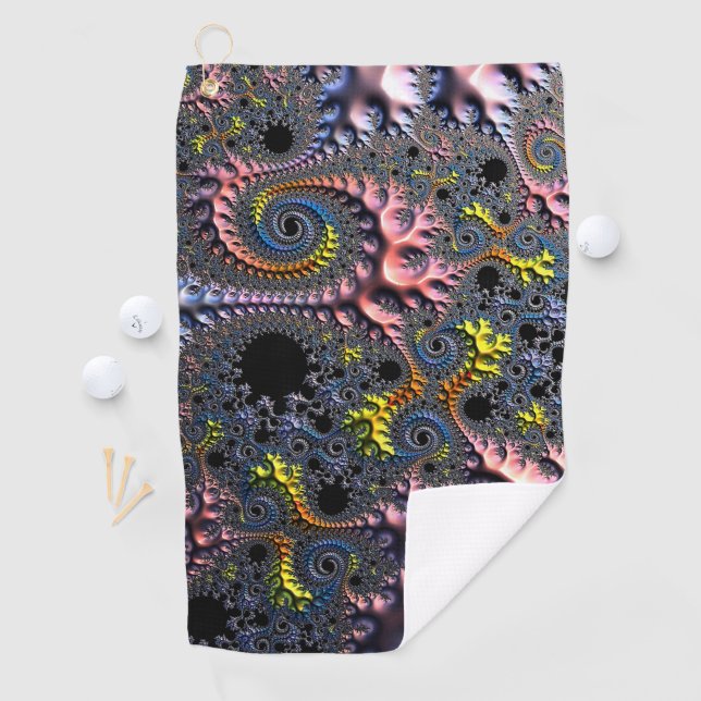 Toalla De Golf Infinite Spiral Realms (In situ)