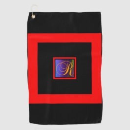 TOALLA DE GOLF INICIAL R MONOGRAM
