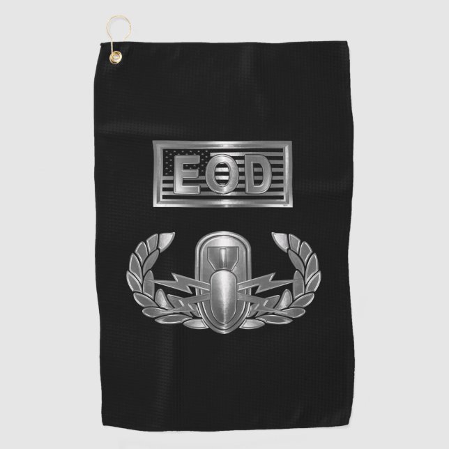 Toalla De Golf Insignia básica de eliminación de artefactos explo (Anverso)