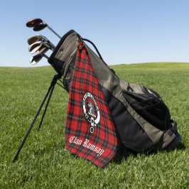 Toalla De Golf Insignia Escudo de Clan Ramsay y Personalizable Ta