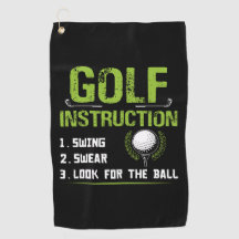 Instrucciones divertidas de golf