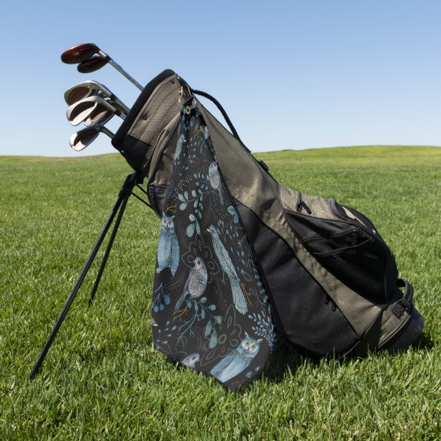 Toalla De Golf Intricate  floral and paisley  pattern  (Verde)