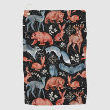 Intricate woodland animals pattern