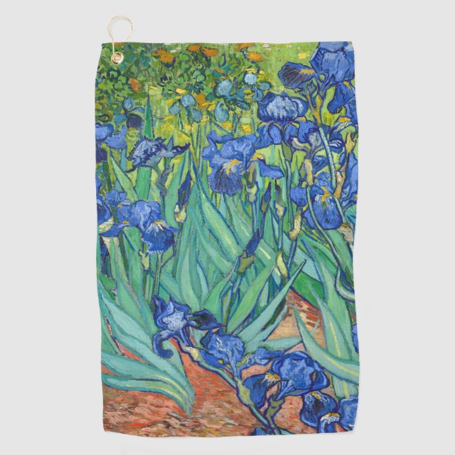Toalla De Golf Irises de Van Gogh (Anverso)