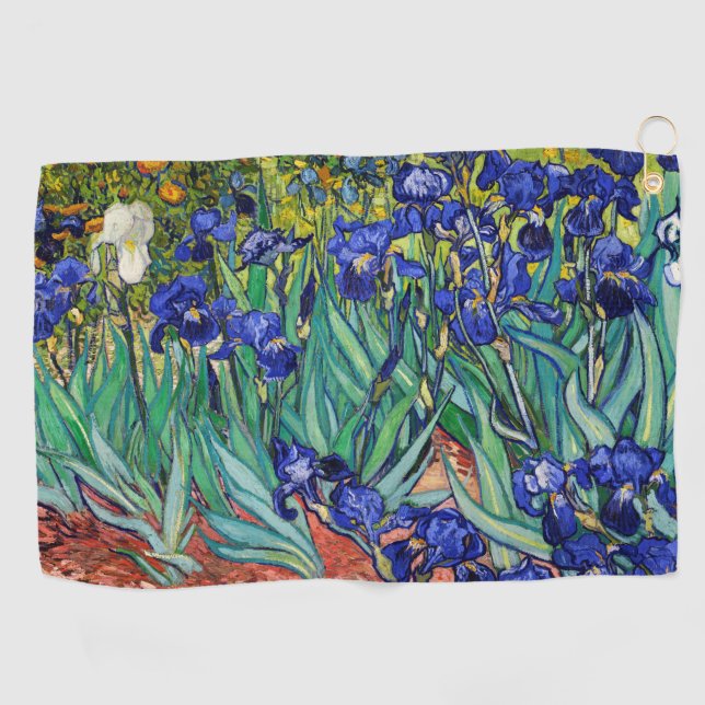 Toalla De Golf Irises de Vincent van Gogh (Horizontal)