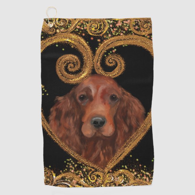 TOALLA DE GOLF IRISH SETTER (Anverso)