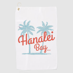 Toalla De Golf Isla de la Bahía de Hanalei, Kauai, Souvenir Hawai