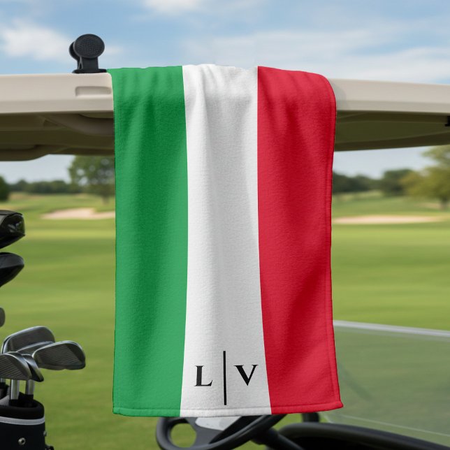 Toalla De Golf Italia Bandera Italiana Rojo Blanco Nombre Verde I (Subido por el creador)
