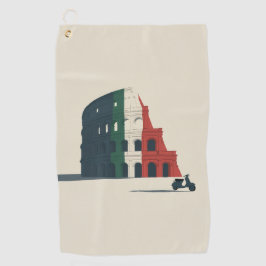 Toalla De Golf  Italy-Inspired Colosseum Golf Towel