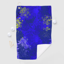 Toalla De Golf Japanese floral blue patterns