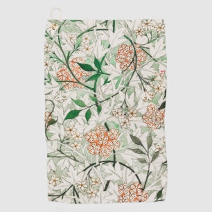 Toalla De Golf Jardín de Jazmín Flor Clásica de William Morris