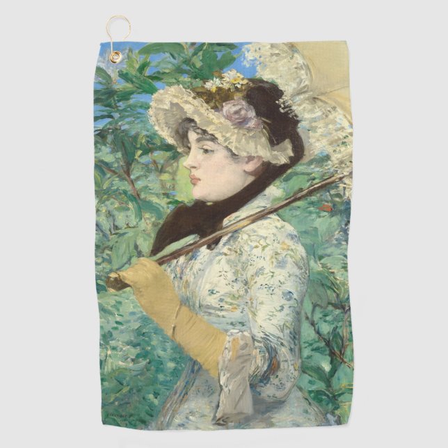 Toalla De Golf Jeanne (primavera) Edouard Manet (Anverso)