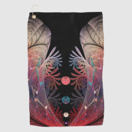 Toalla De Golf Jonglage Resumen arte fractal moderno de fantasía