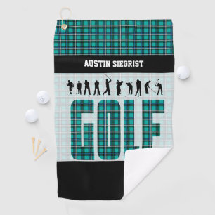 Toalla De Golf Jugar al golf - Verde azulado