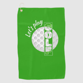 Toalla De Golf Juguemos al Golf Split Image Ball