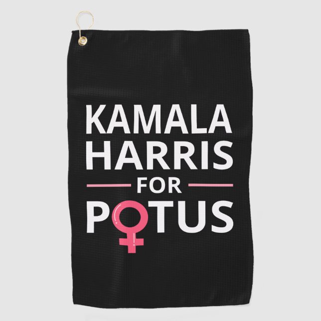 Toalla De Golf Kamala Harris para POTUS (Anverso)