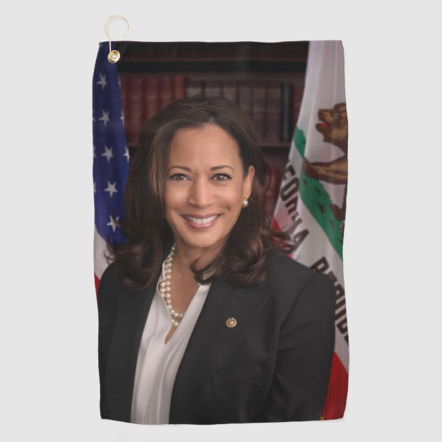 Toalla De Golf Kamala Harris Vicepresidente de los Estados Unidos (Anverso)