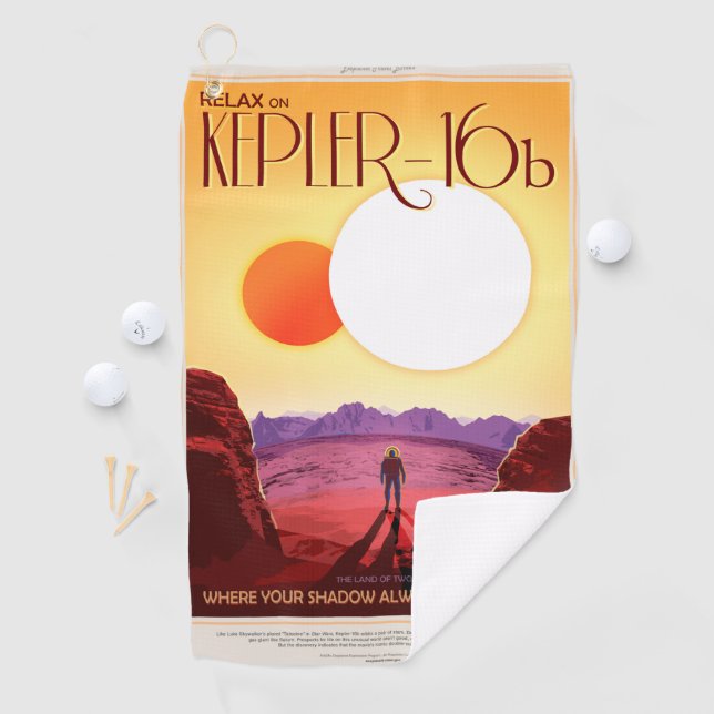 Toalla De Golf Kepler Space Travel Destination Planet Adventure (In situ)