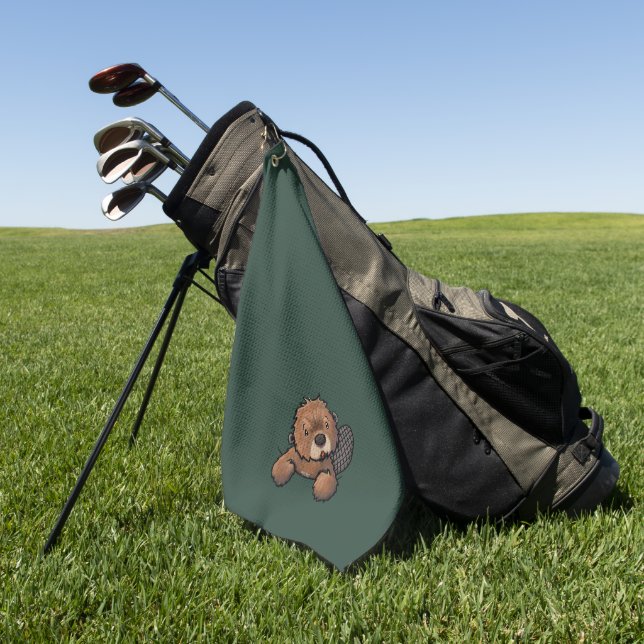 Toalla De Golf KiniArt castor (Verde)