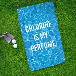 Toalla De Golf La Cloro Es Mi Piscina Perfume Típográfica
