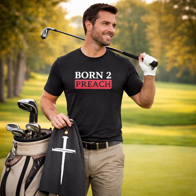 Toalla De Golf La Cruz Blanca de los Tres Clavos Cristiana (Subido por el creador)