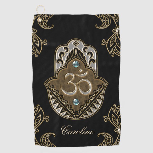 Toalla De Golf La elegante señal Ohm. (Anverso)