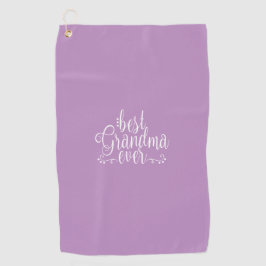 Toalla De Golf La mejor abuela de Lavender