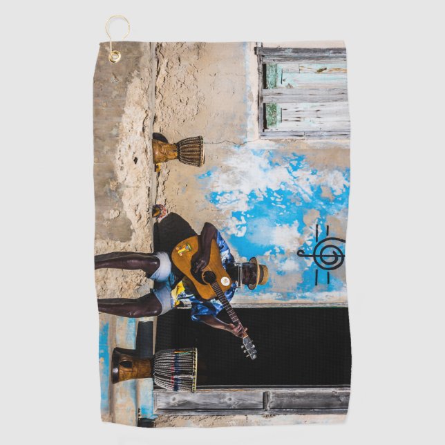 Toalla De Golf La música es la medicina de la mente (Anverso)