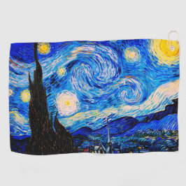 Toalla De Golf La noche estrellada de Vincent Van Gogh
