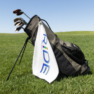 Toalla De Golf La palabra de orgullo de SlipperyJoe letras metáli