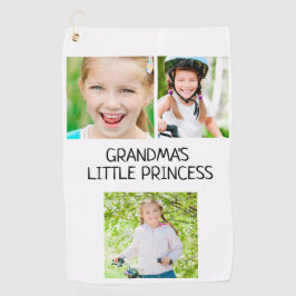 Toalla De Golf La pequeña princesa de la abuela 3 Foto Nieta 