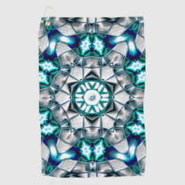 Toalla De Golf La plata del cielo parece acero inoxidable