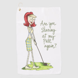 Toalla De Golf Lady Golfer