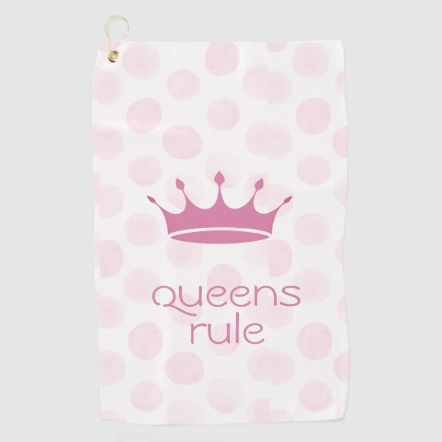 Toalla De Golf Las Reinas Mandan (Anverso)
