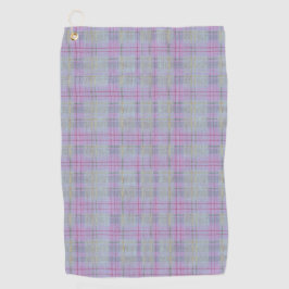 Toalla De Golf Lavender Plaid Harmony 