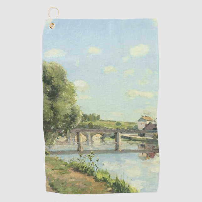 Toalla De Golf Le Pont Du Chemin De Fer Camille Pissarro (Anverso)