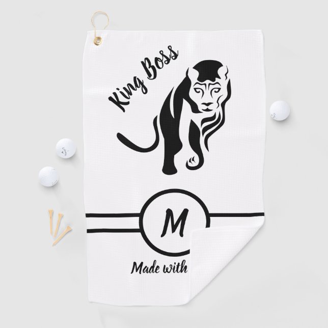 Toalla De Golf León del Rey Negro (In situ)