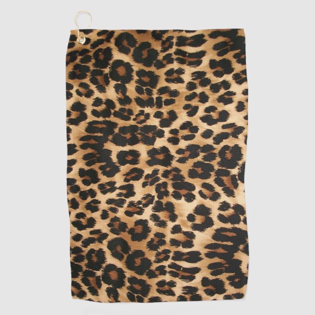 Toalla de golf Leopard Print (Anverso)