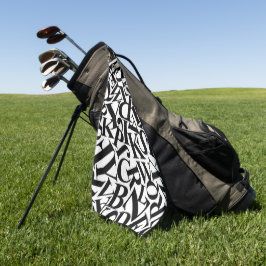 Toalla De Golf Letras de alfabeto