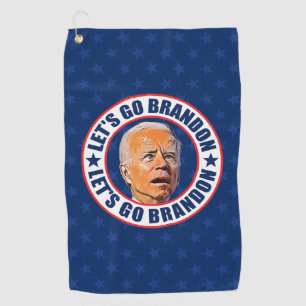 Toalla De Golf Let's Go Brandon fjb divertido anti joe Biden